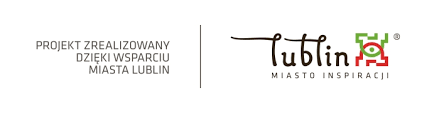 Projekt zrealizowany  dzięki wsparciu Miasta Lublin - logo
