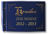 kronika sine nomine 2012 - 2013